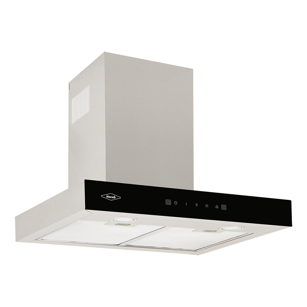 Campana Península Tipo T Inox Haceb, Negro