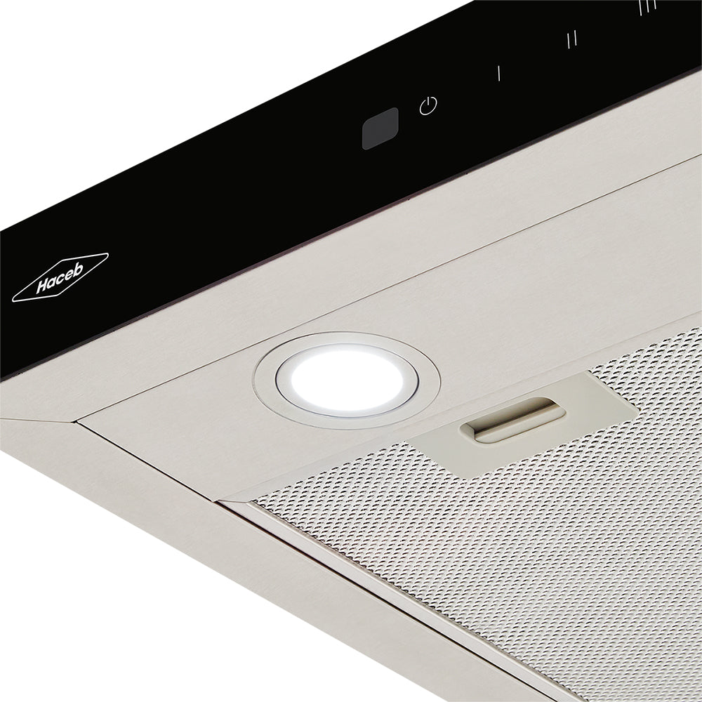 Campana Península Tipo T Inox Haceb, Negro
