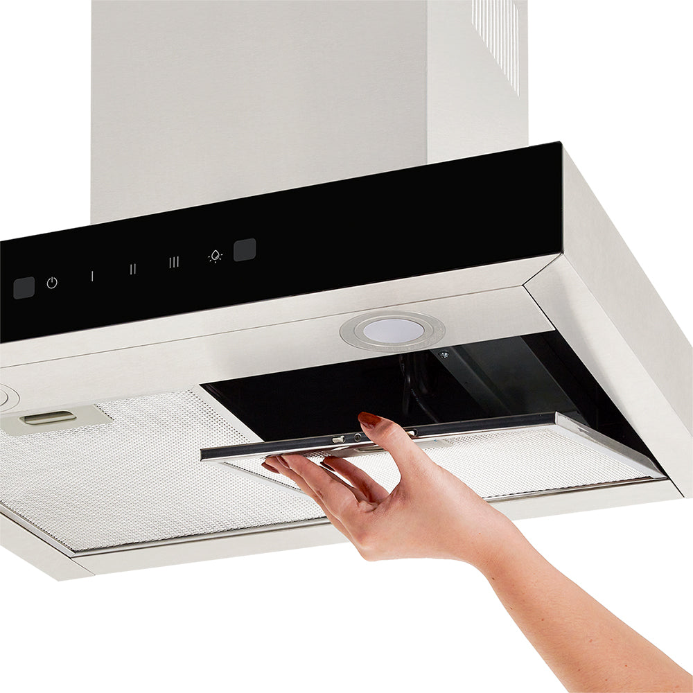 Campana Península Tipo T Inox Haceb, Negro