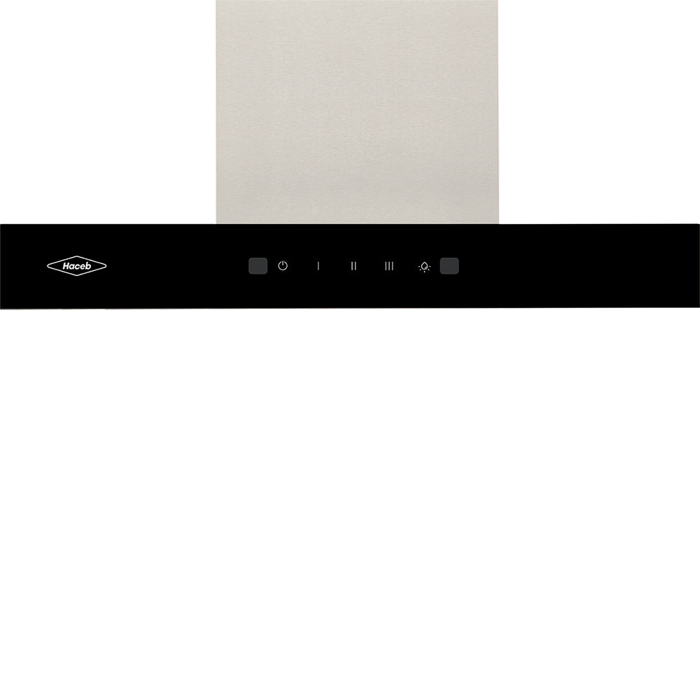 Campana Península Tipo T Inox Haceb, Negro