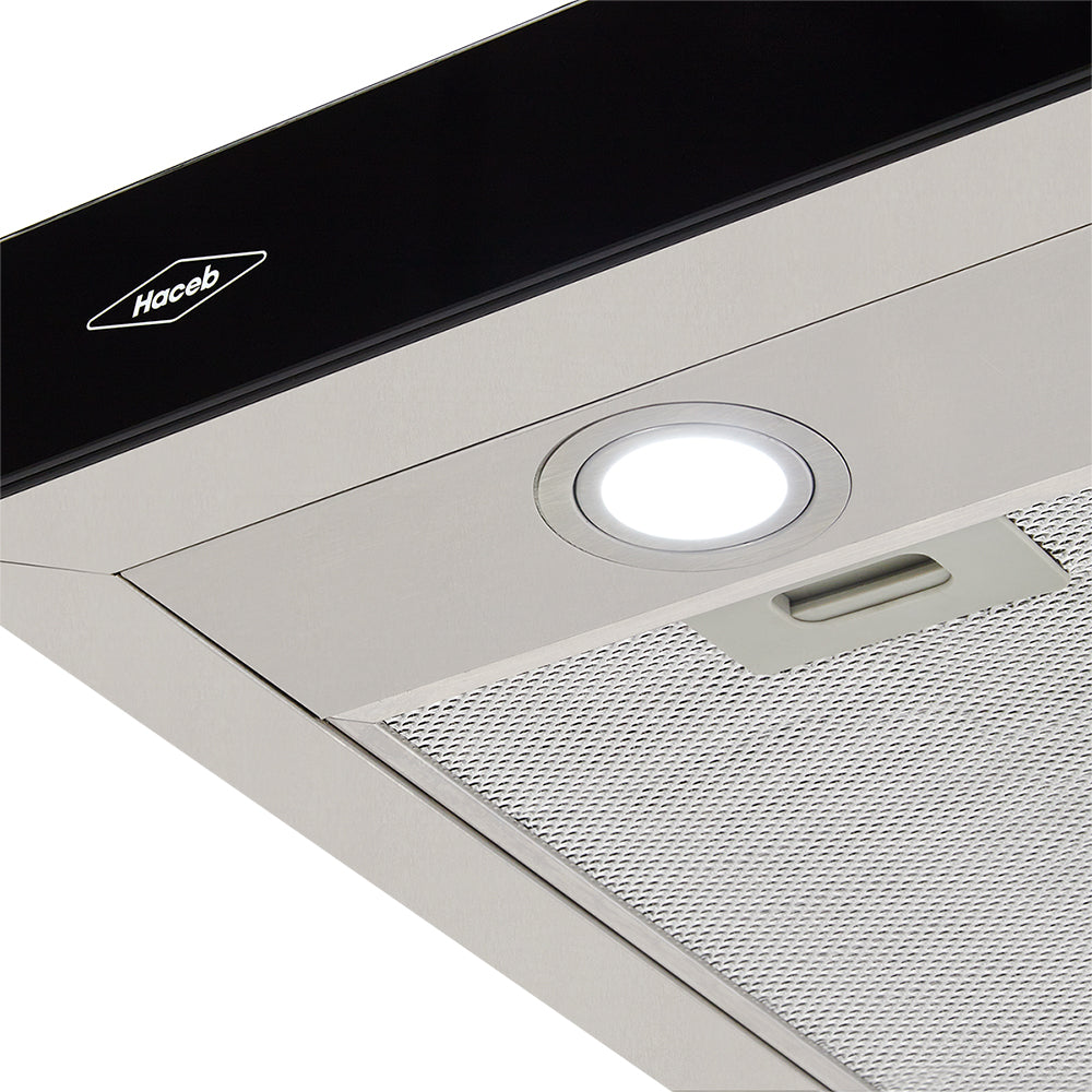 Campana Península Haceb Tipo T Inox, Negro