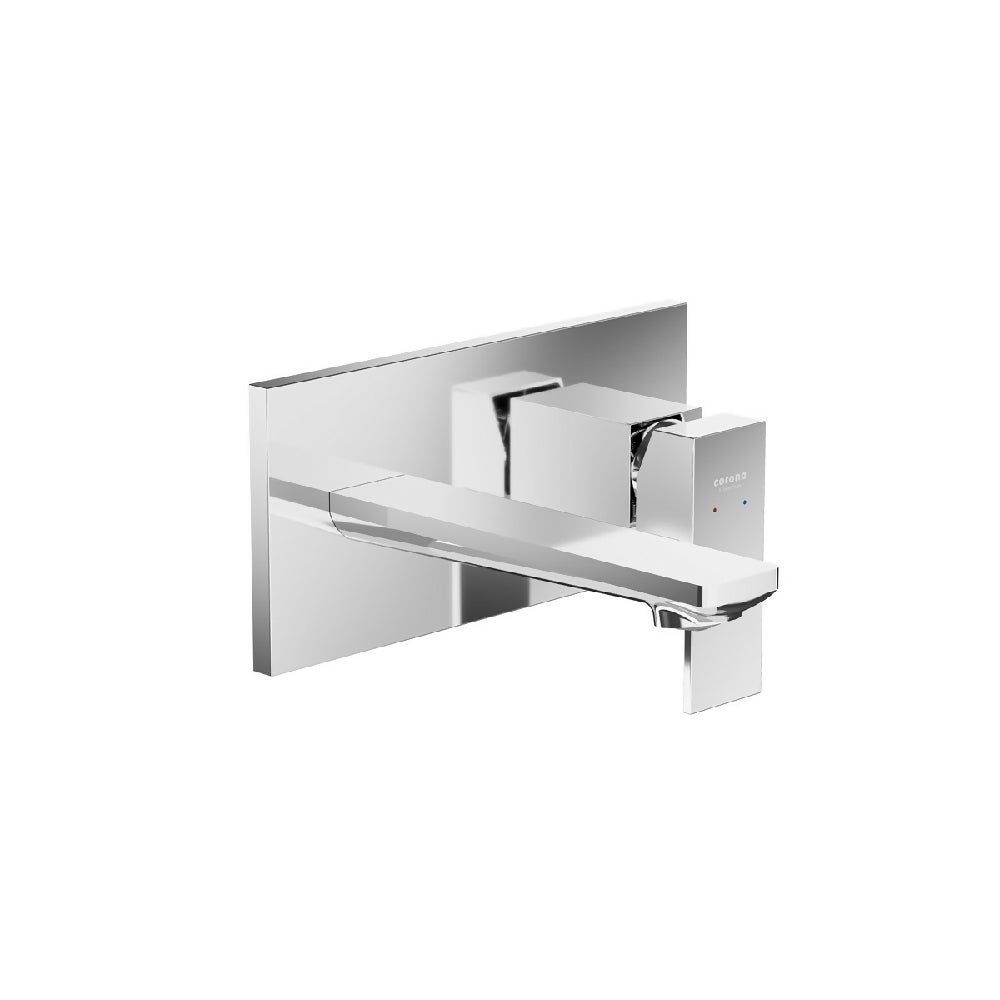 Grifería de pared para lavamanos Kepler cromada Corona