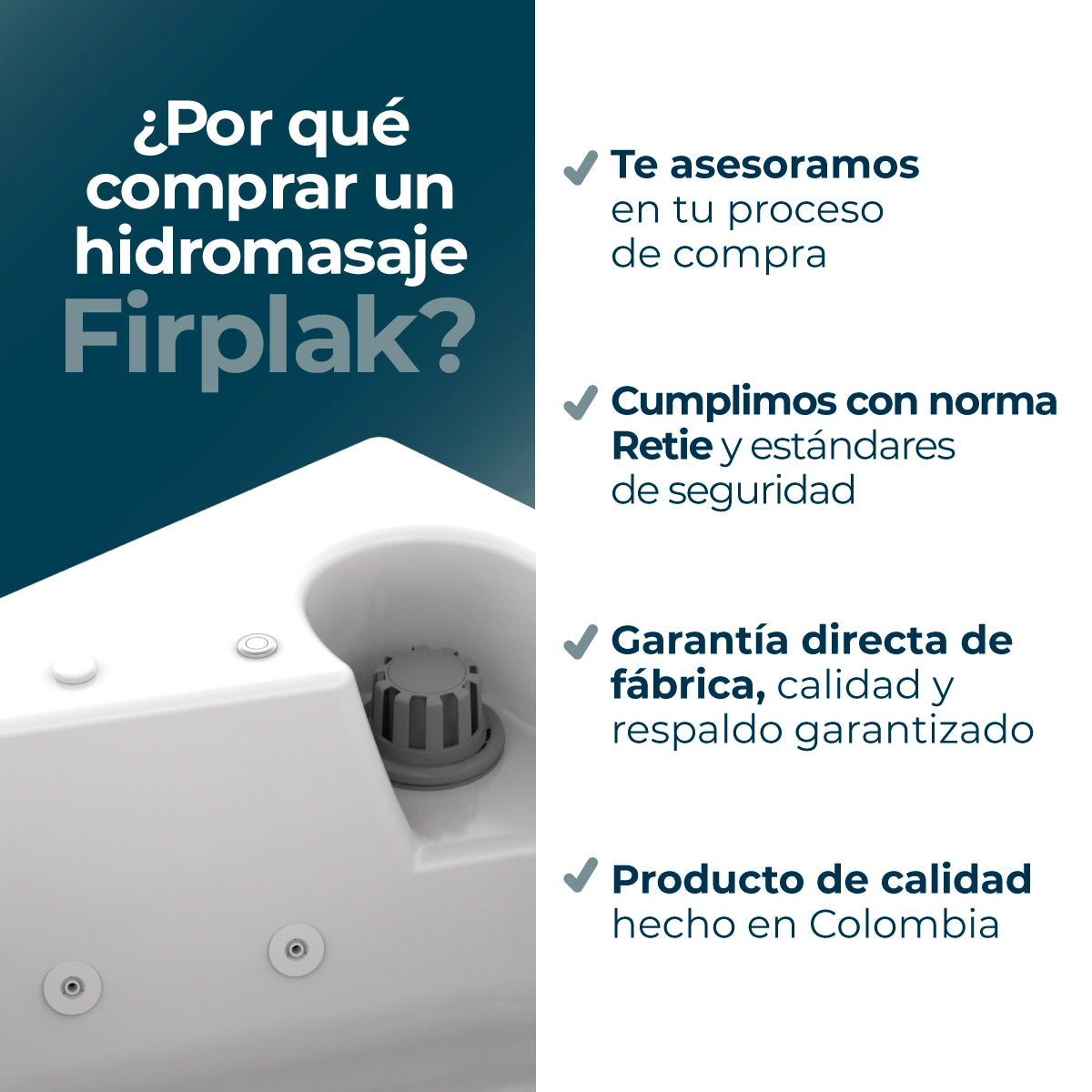 Hidromasaje Portátil Ibiza Plus 182X123 con Terapias