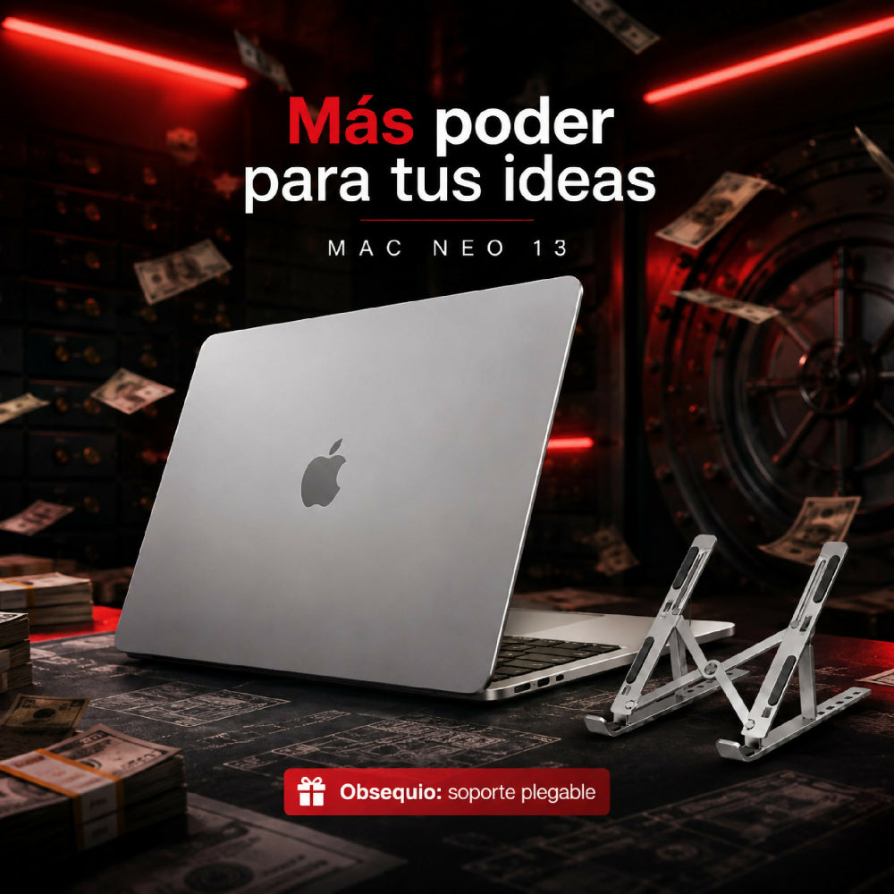 Macbook 13 Pulgadas A18 Pro 256gb Laptop Apple Con Potencia Extrema Plateado + Obsequio