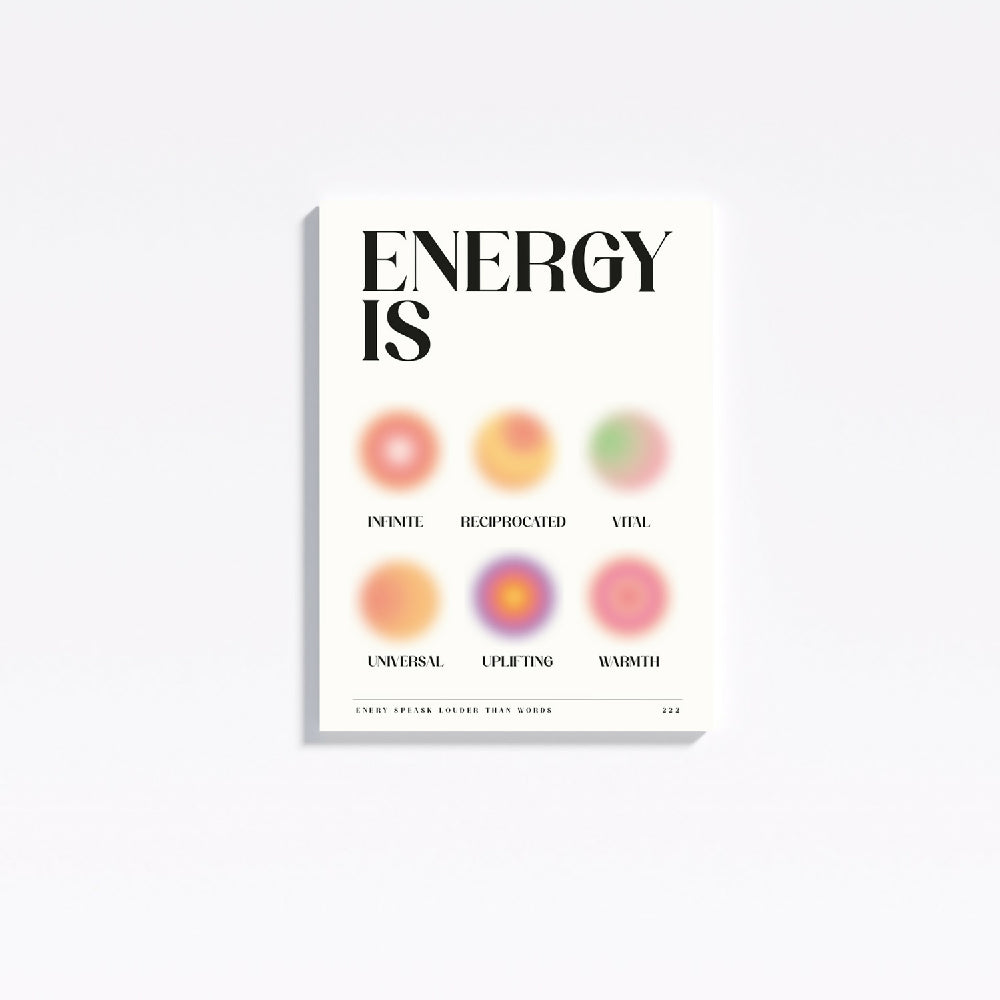 Cuadro decorativo Retablo Energy Is 30x40