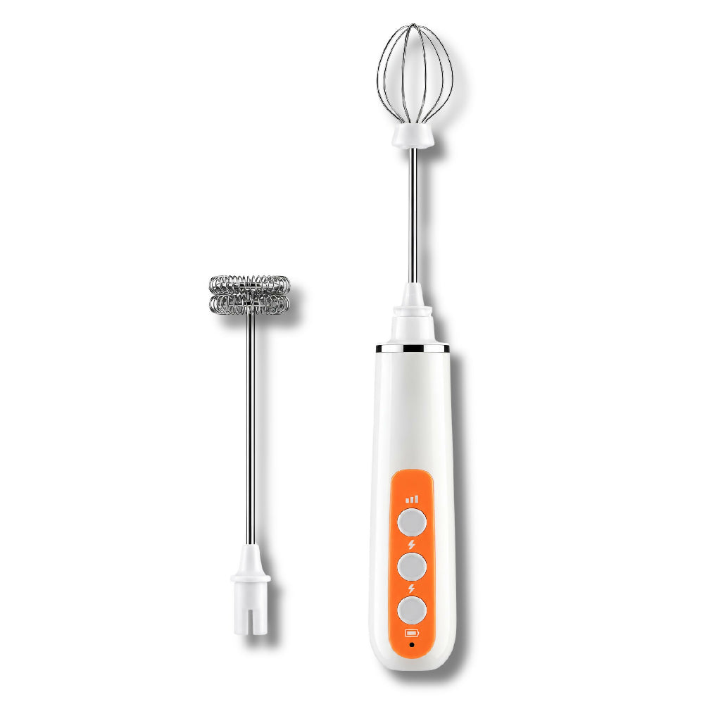 Minibatidora Portátil Recargable Sokany SK-02014 Con Accesorios Blanco