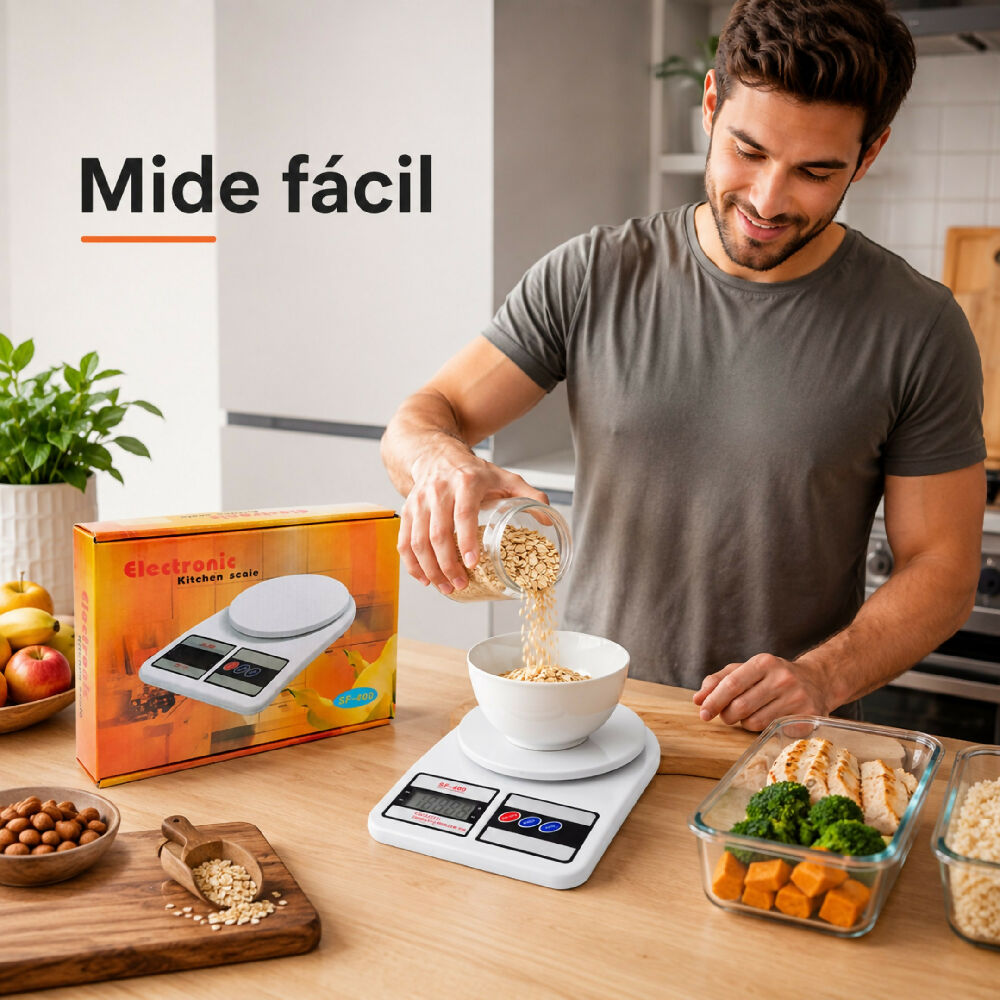 Gramera Electrónica Sf-400 Para Hogar Y Negocios Diseño Compacto