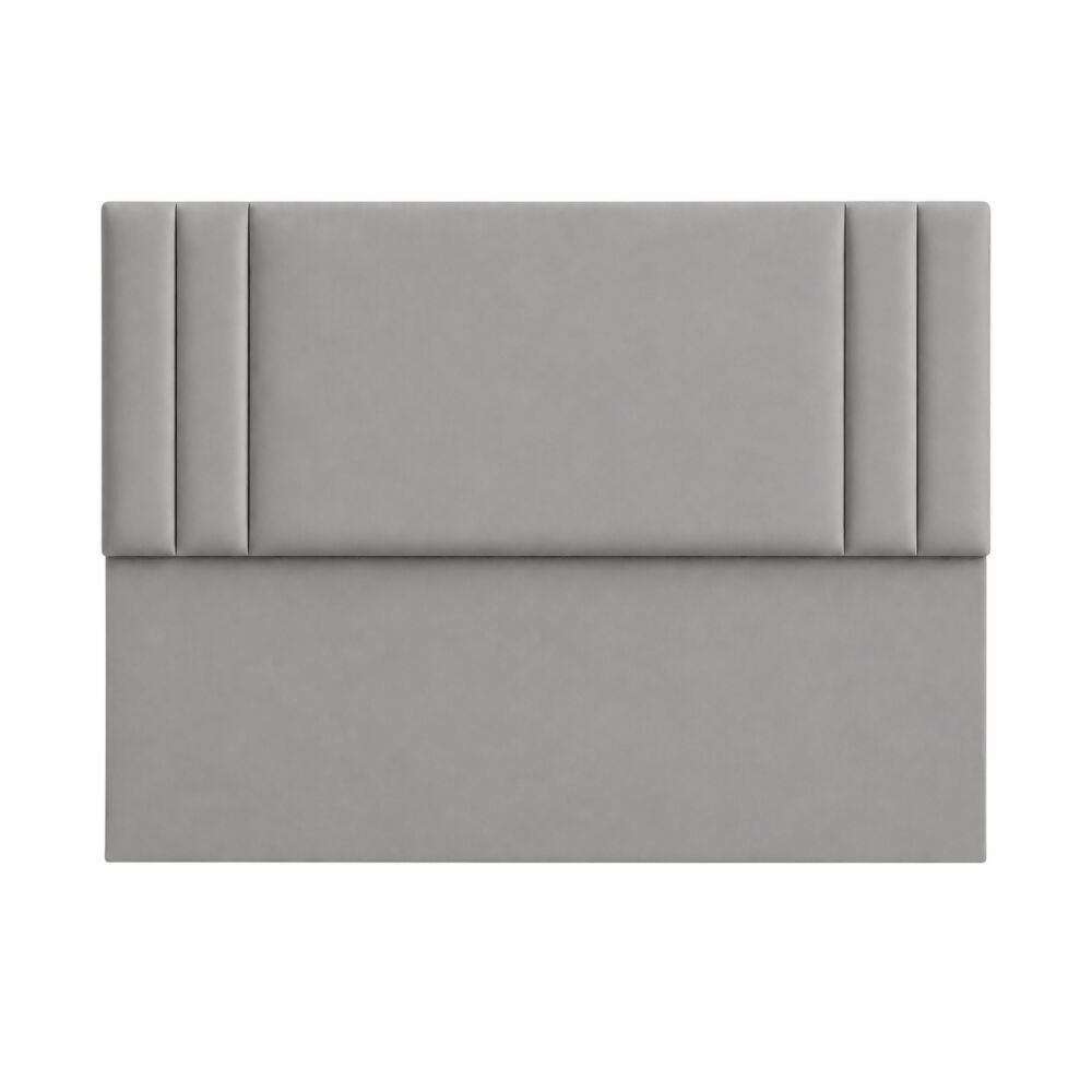 Cabecero Sencillo 100x60+55 Milan Gris Tela