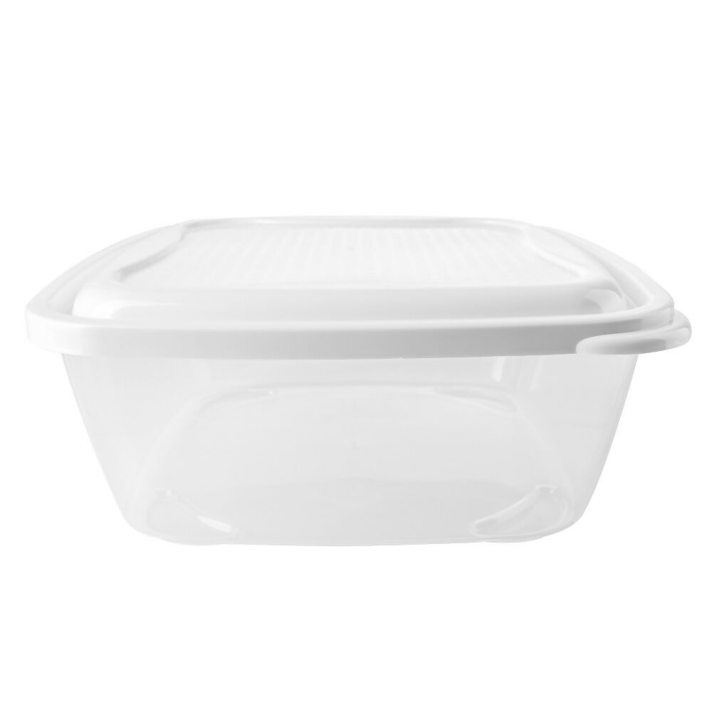 Recipiente Basico Cuadrado 2.3L Blanco