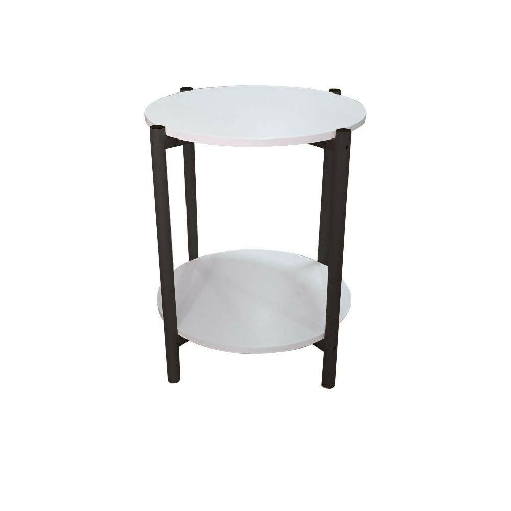 Mesa Auxiliar Kenia, Blanco + Negro