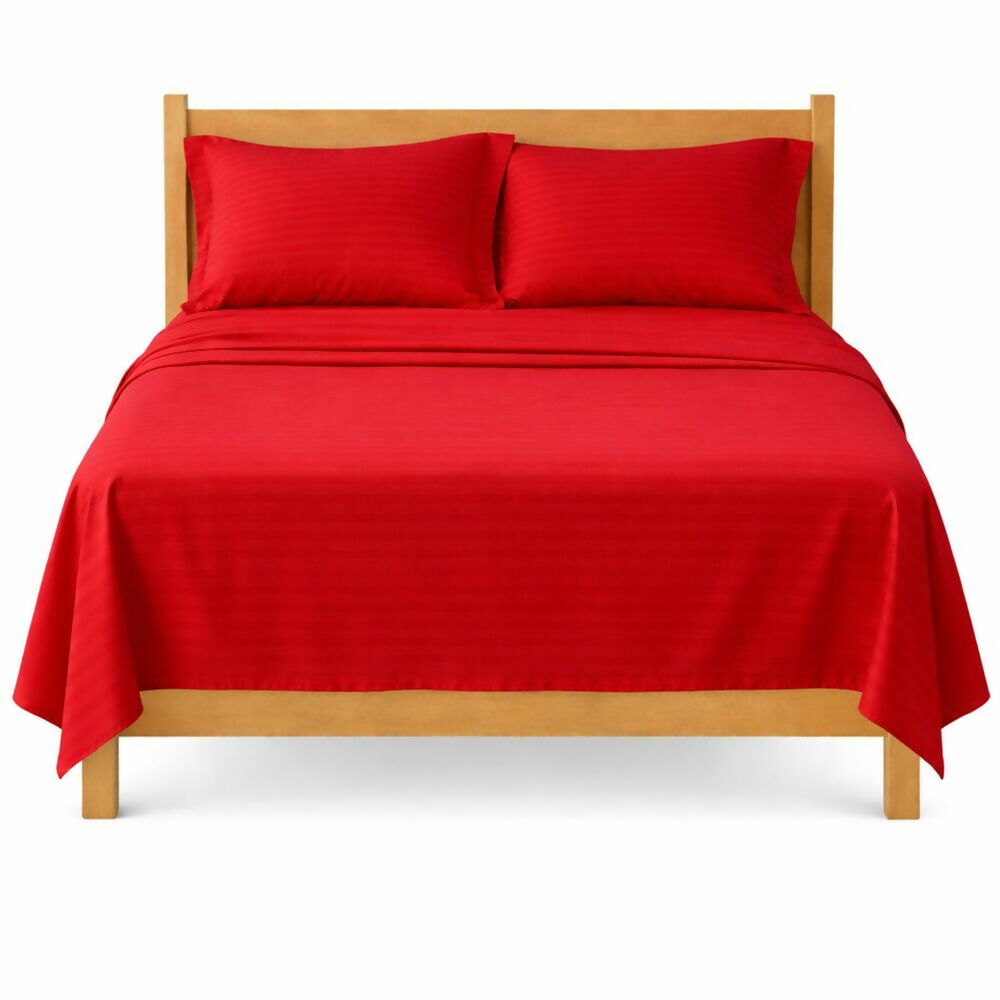 Juego de sabanas queen rojo