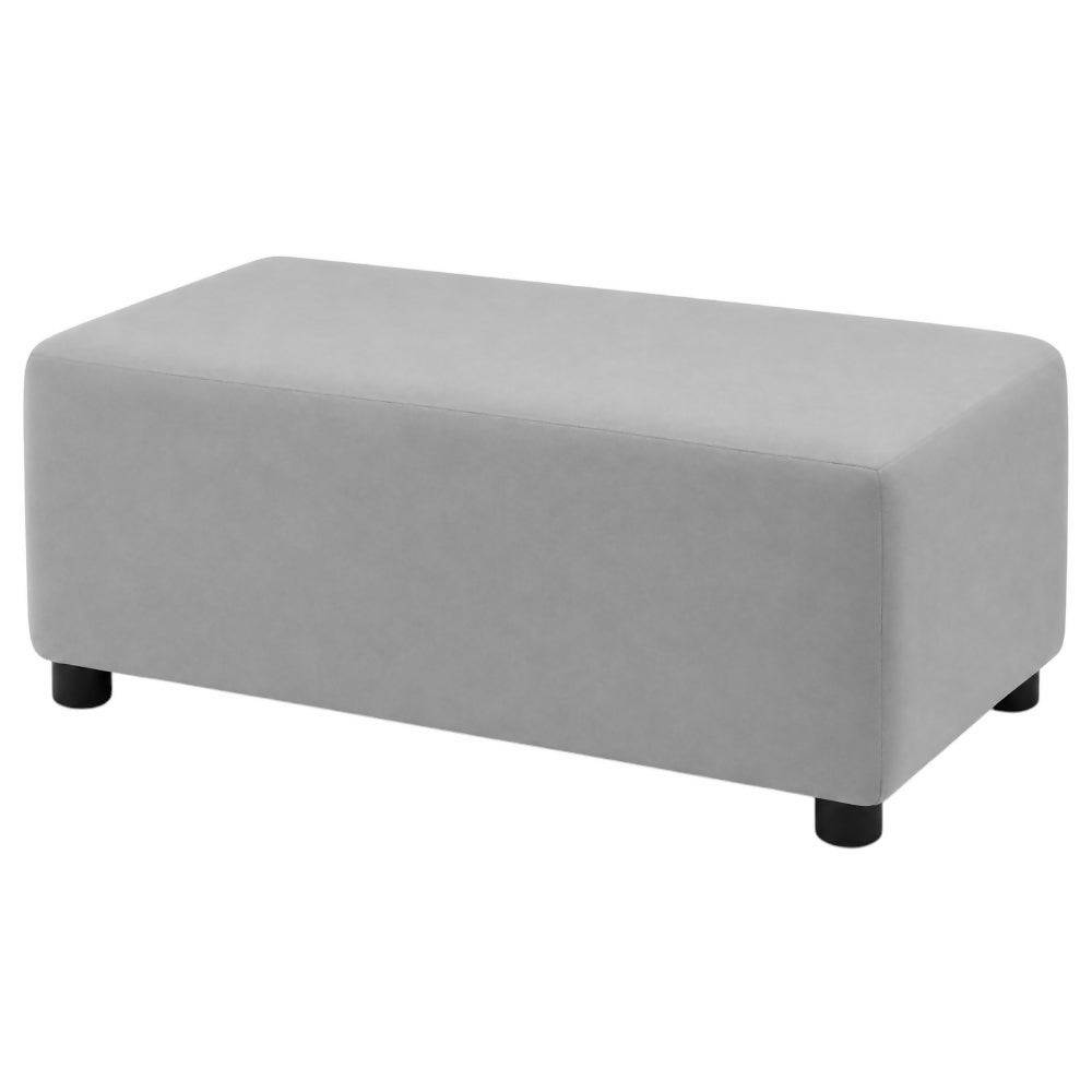Puff Auxiliar 80x40 Gris Tela