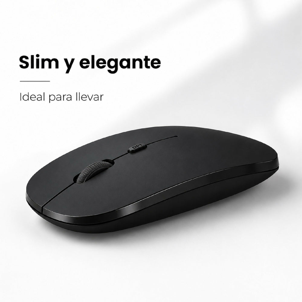 Mouse Inalámbrico Económico 4D Con Conexión Estable De 2.4 Ghz Y Diseño Ergonómico