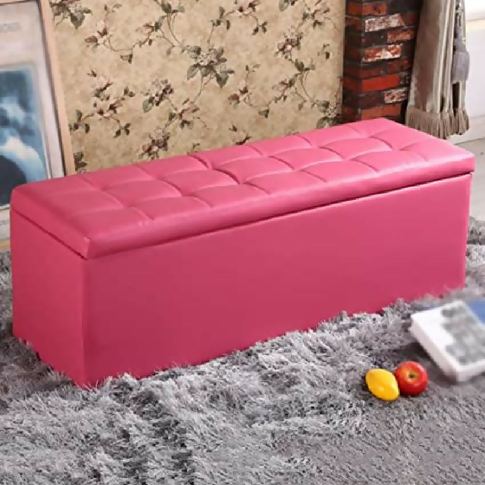 puf baul fuscia sintetico 80x40 1