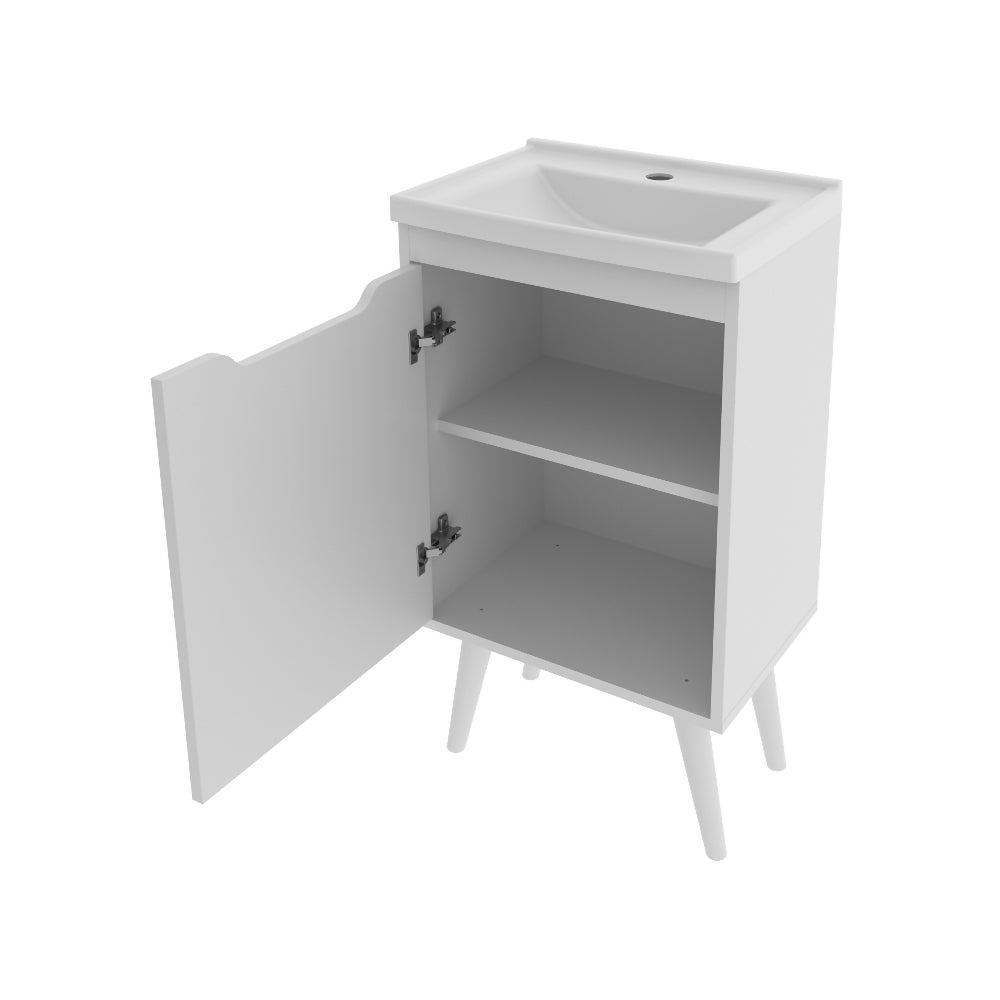 Mueble de baño con lavamanos Nexo - Blanco