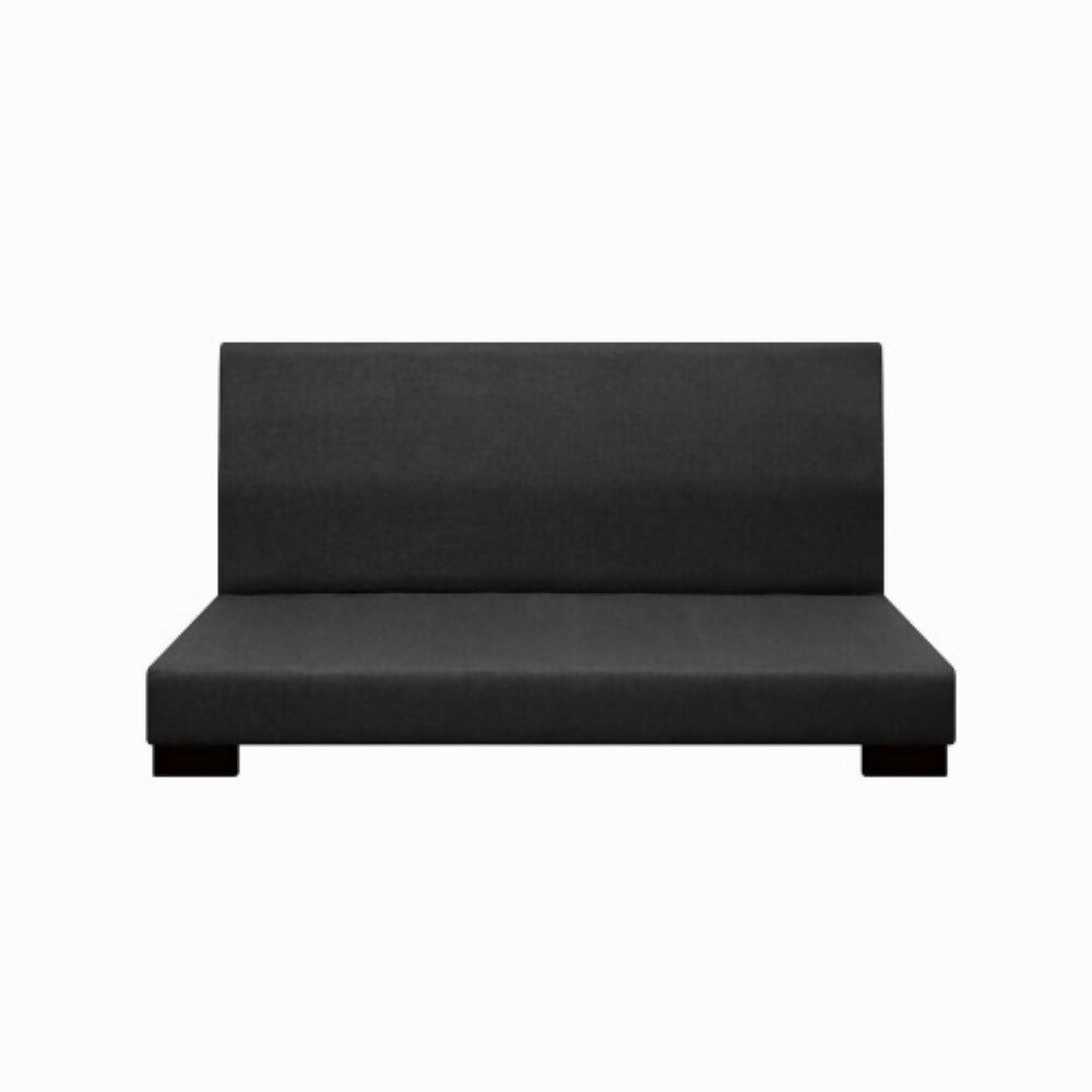 Sala Cama Sterimberg En Tela Gris Oscuro - Amoblando