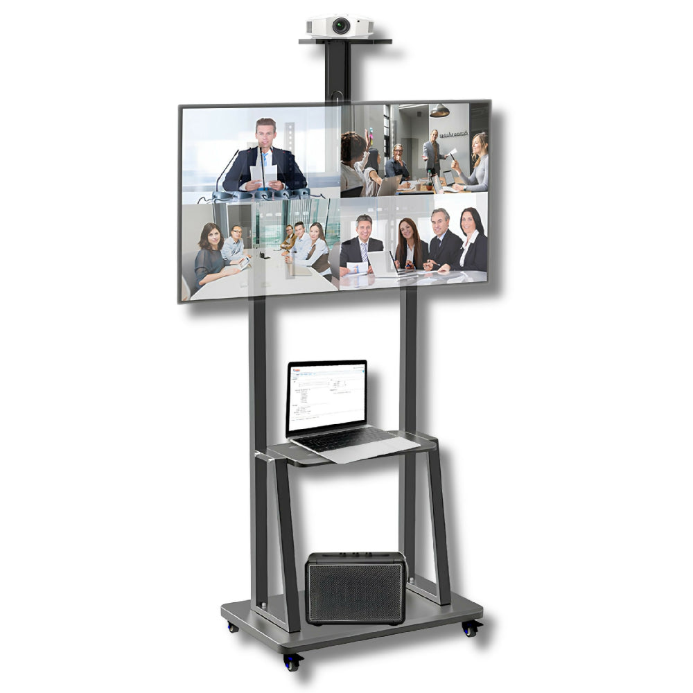 Soporte De Piso Para TV De 32 A 70 Pulgadas Con Ruedas Pedestal 1700