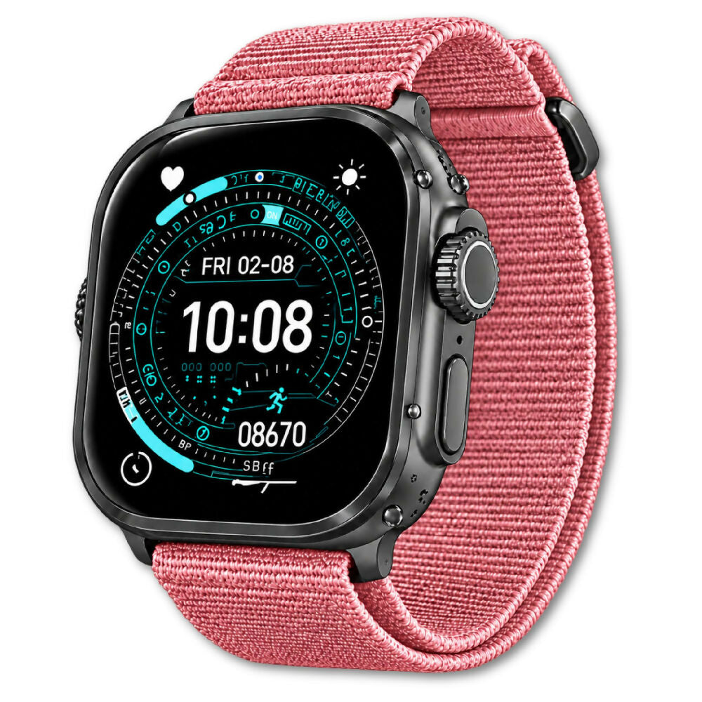 Smartwatch Plus ME53 Tecnología Portátil Con Visualización Amplia Y Acceso Rápido Rosa