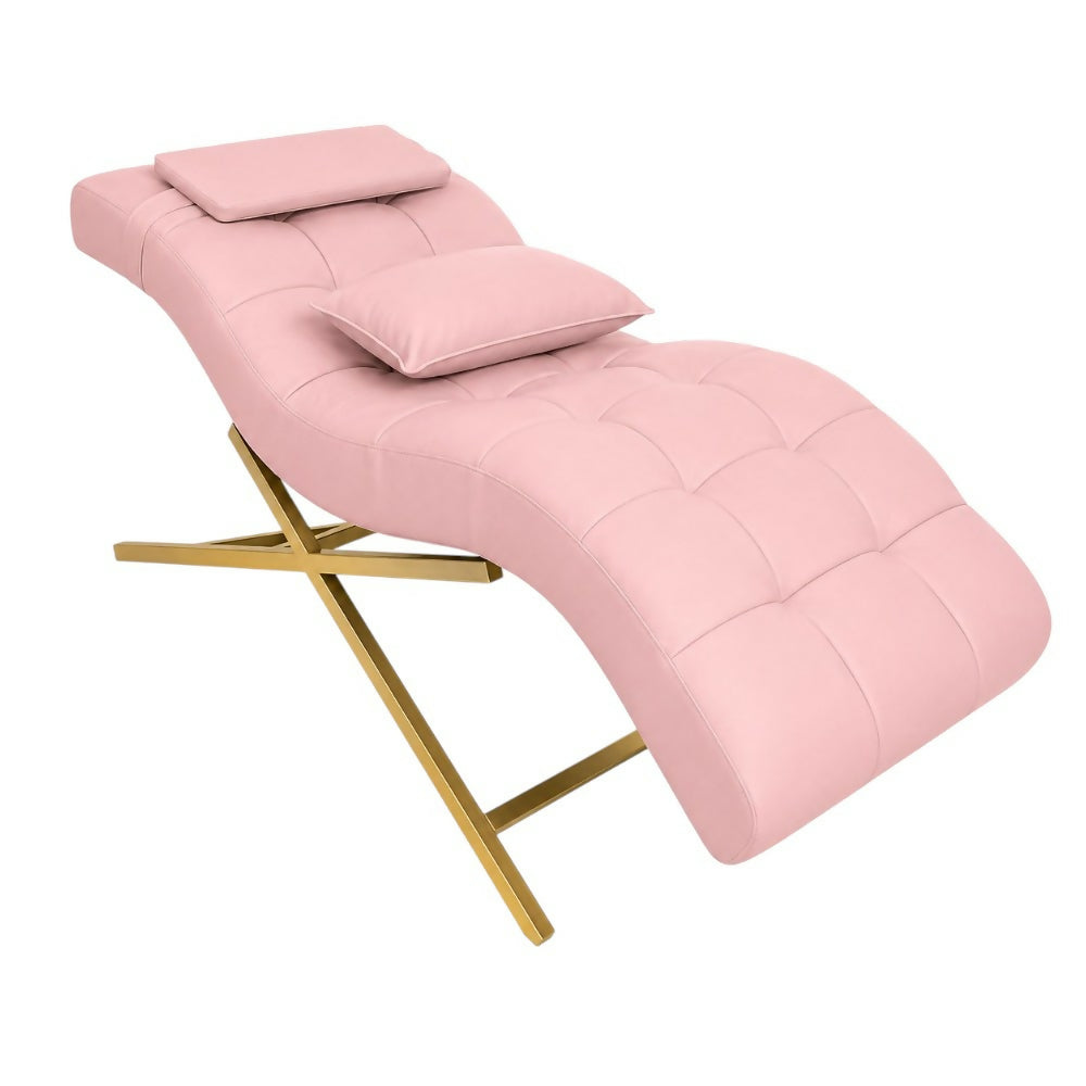 Camilla Para Lashista 160x60x70 Rosado