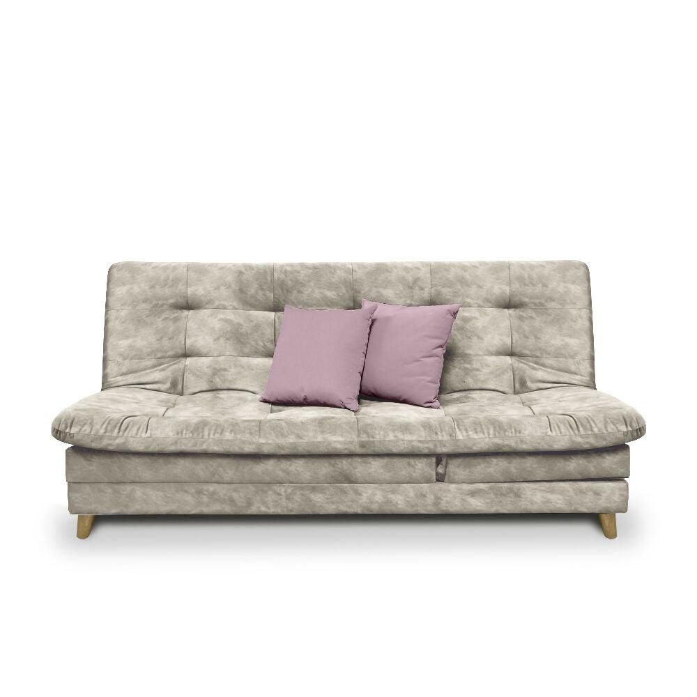 Sofa cama 5 posiciones Agassi Tela Camel - Incluye Cojines