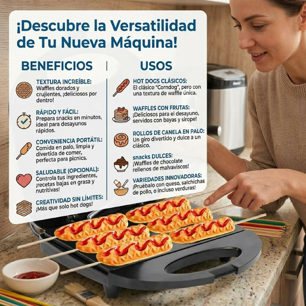 Mini Máquina Eléctrica Para Perros RAF R.98036-110 Calientes De 6 Agujeros