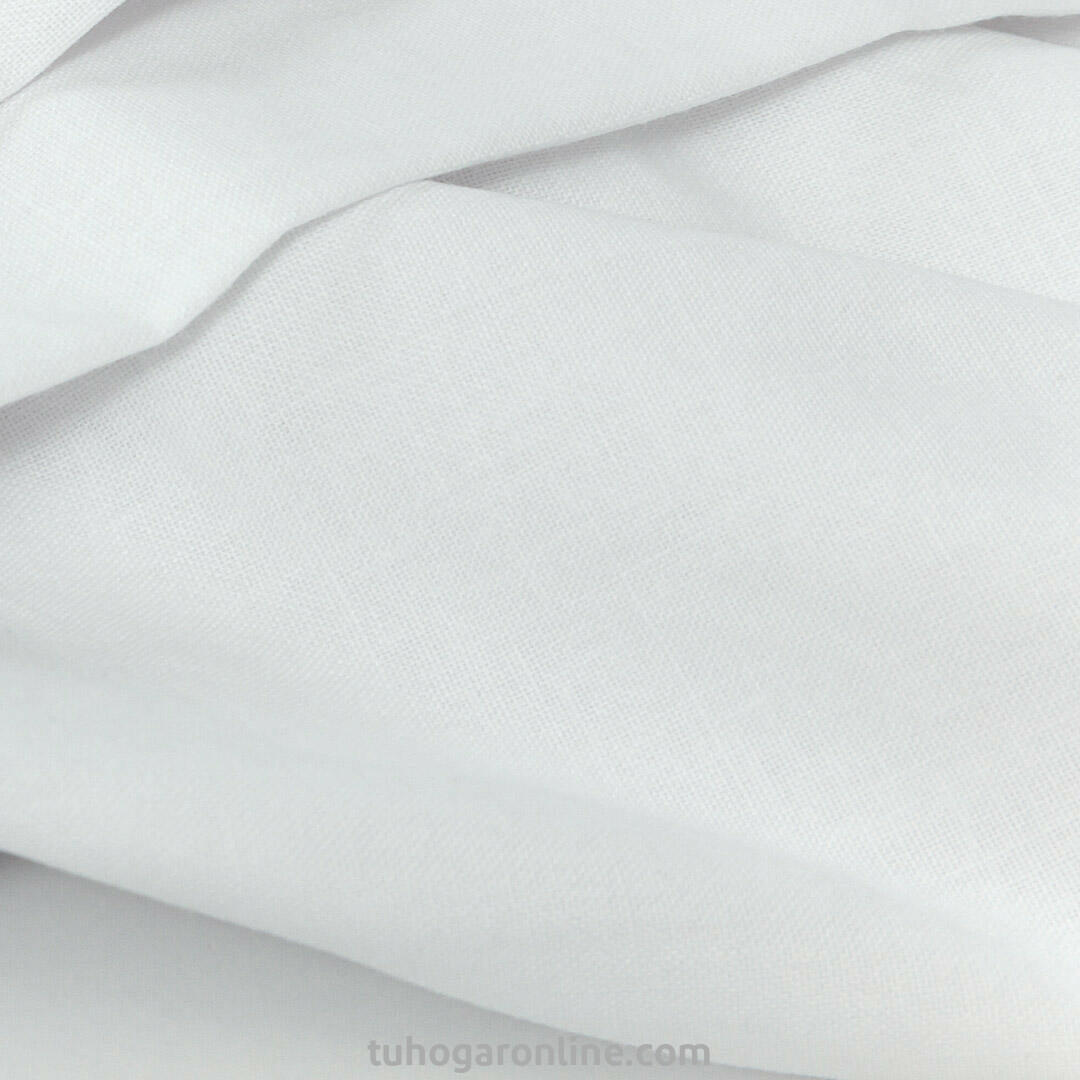 Duo Fundas Blancas 50X90 Para Almohada Suave 0,50 X 0,90 Aprox.