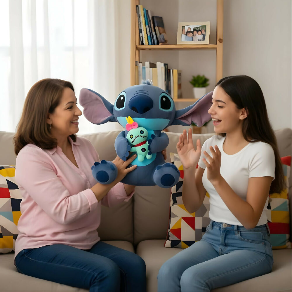 Peluche Stitch Muñeca 35Cm Coleccionable De Gran Tamaño Para Abrazar Y Decorar