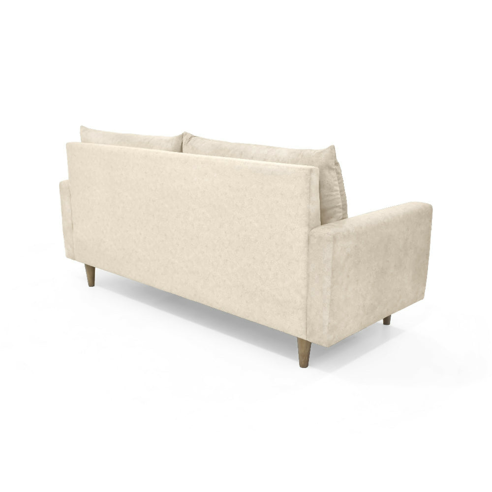 Sofa Louisiana 3 Puestos 195x81x93 Tela Beige
