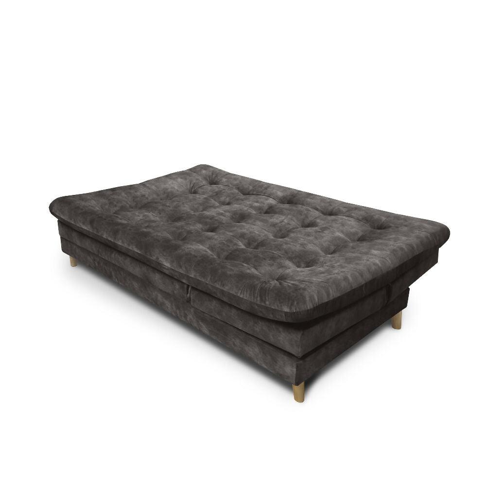 Sofa cama 5 posiciones Agassi Tela Café - Incluye Cojines