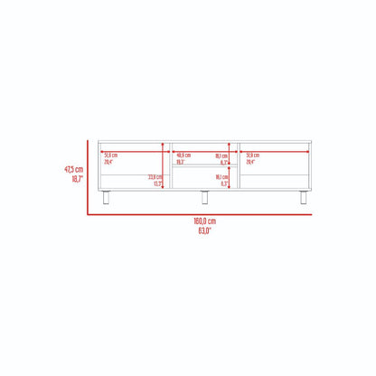 Mesa Para Tv Tunez, Cocoa, Para Televisor Hasta 70 Pulgadas