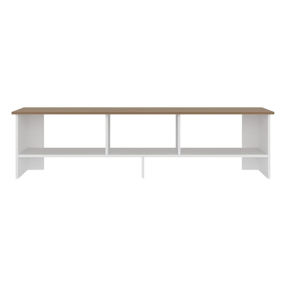Mesa Para Tv Belga, Kronos Blanco y Kronos Fresno, Para Televisor Hasta 65" ZF