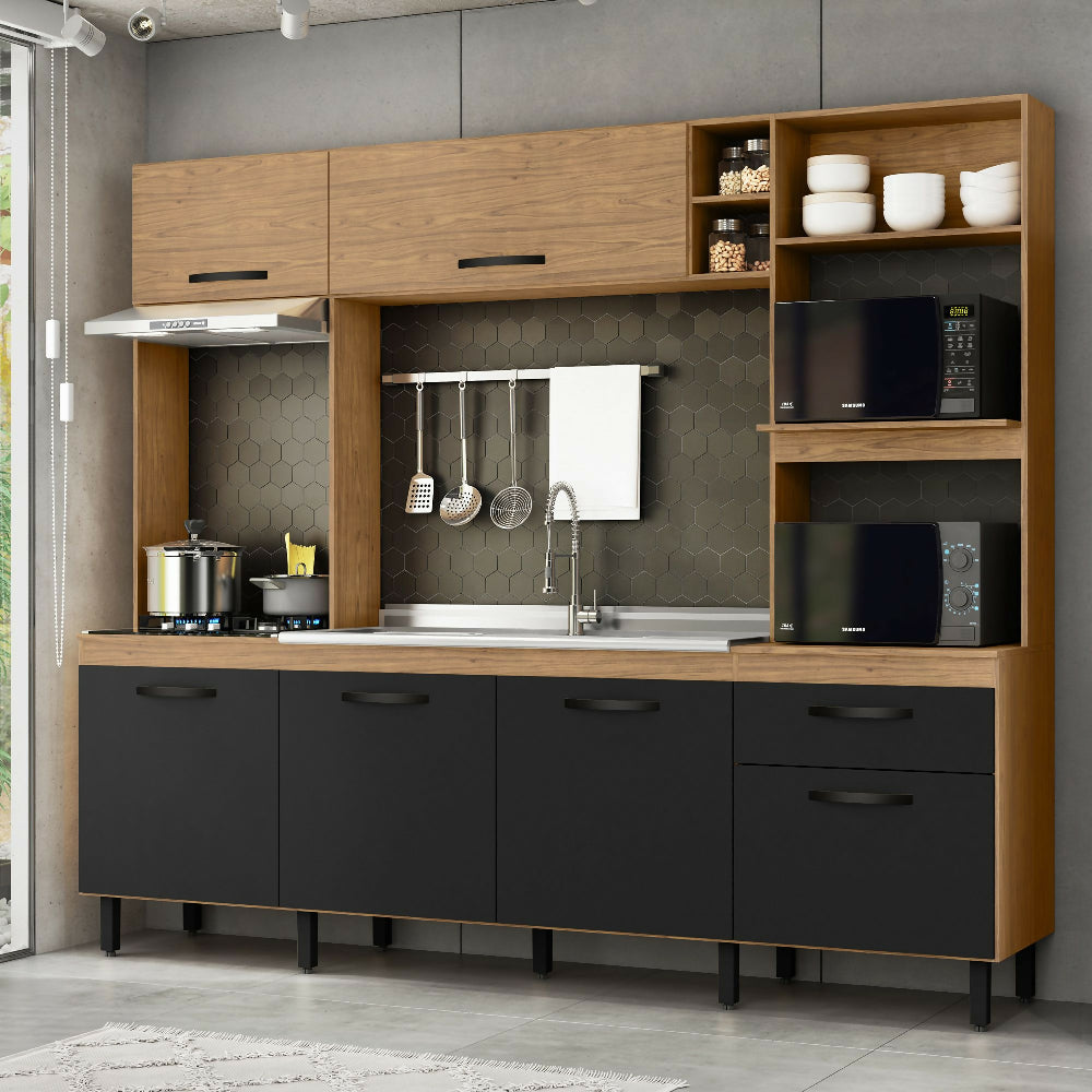Cocina Cuba - Natural/Negro