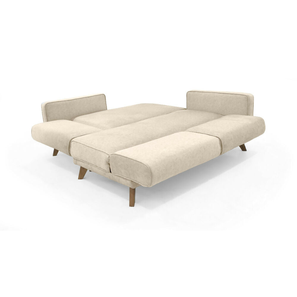 Sofa Cama en L Chelsea Izquierdo 265x160x76 Tela Beige