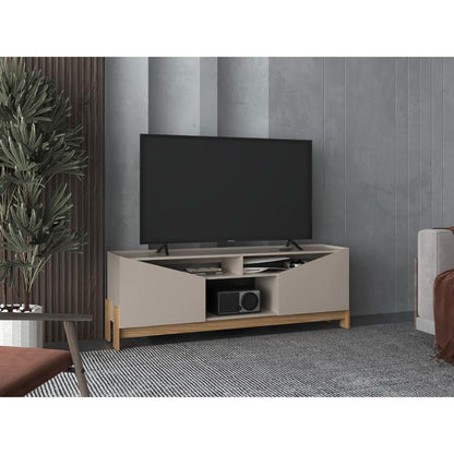 Mesa para TV Holanda, Fresno Europeo y Capri, para televisor máximo 70"