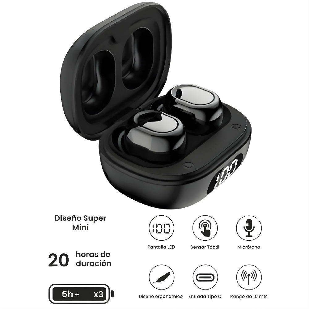 Audífonos Inalámbricos Movisun T6 Con Sonido HD Y Estuche De Carga