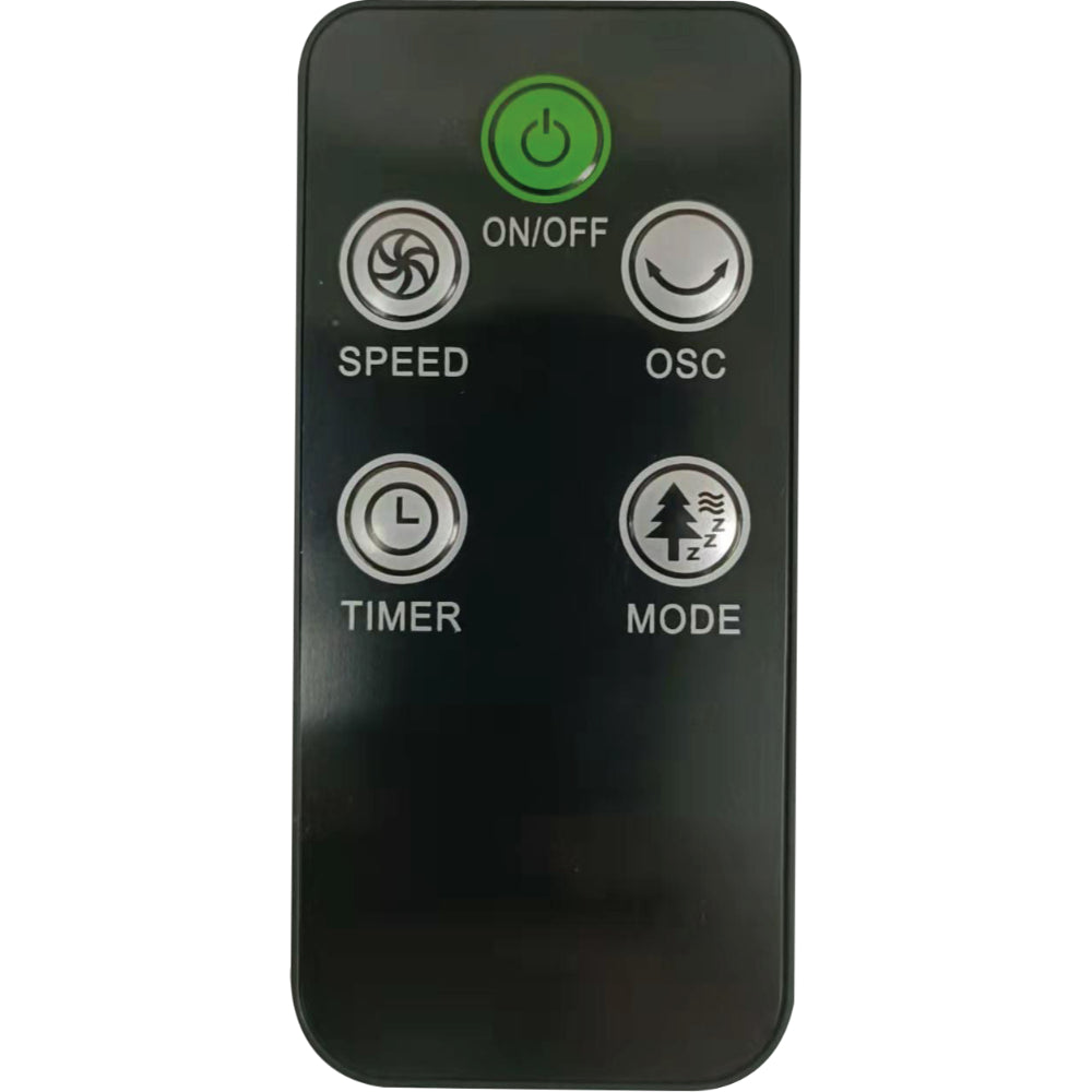 Ventilador De Torre Zenin 36, Negro, Con temporizador Incluye Control Remoto
