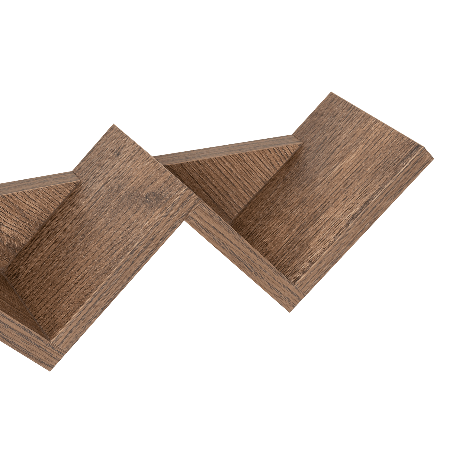 Set de Repisas Dalia, Beige y Chocolate, X 2 Unidades - VIRTUAL MUEBLES