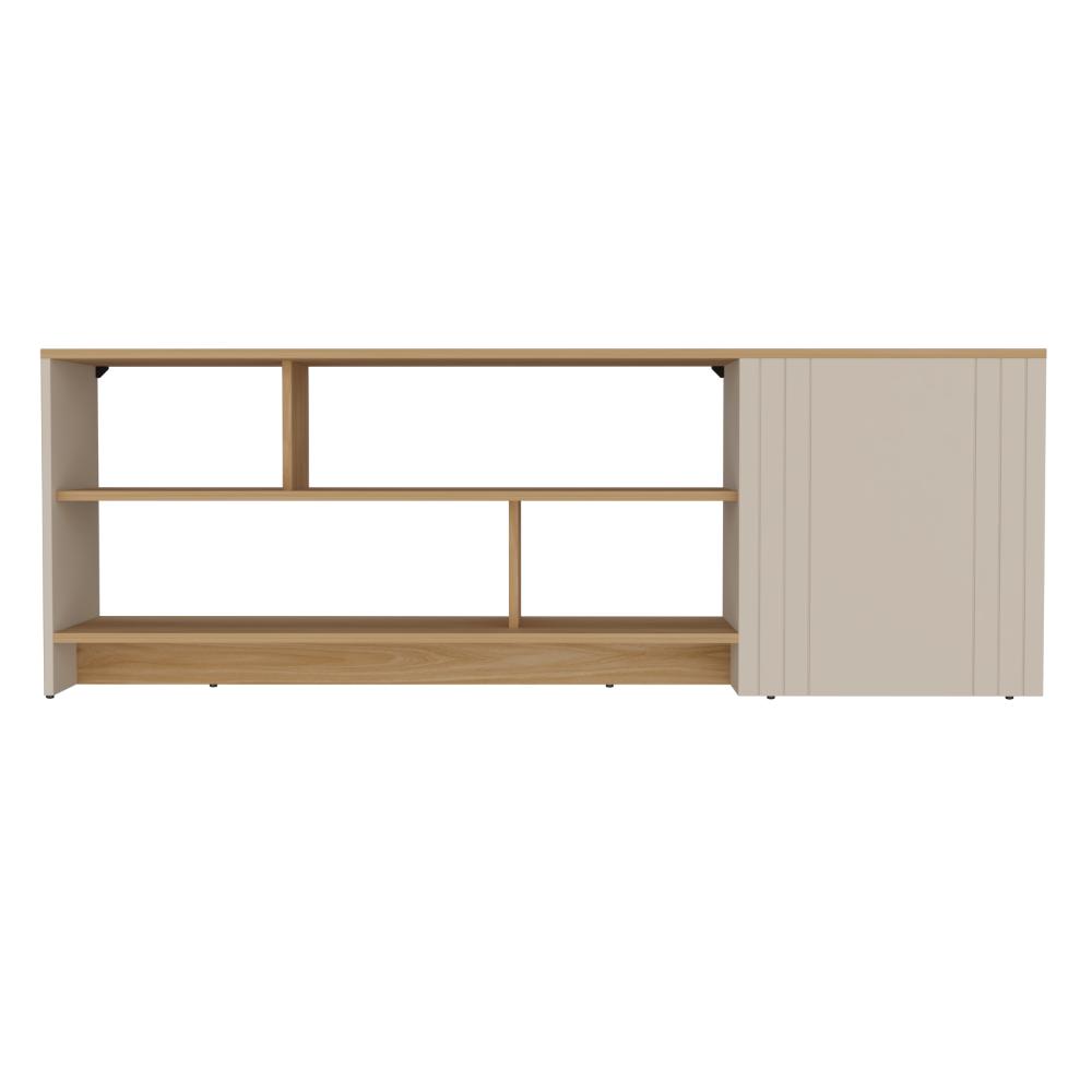 Mesa para TV Arion, Fresno Europeo y Capri, para Televisor Máximo 65"