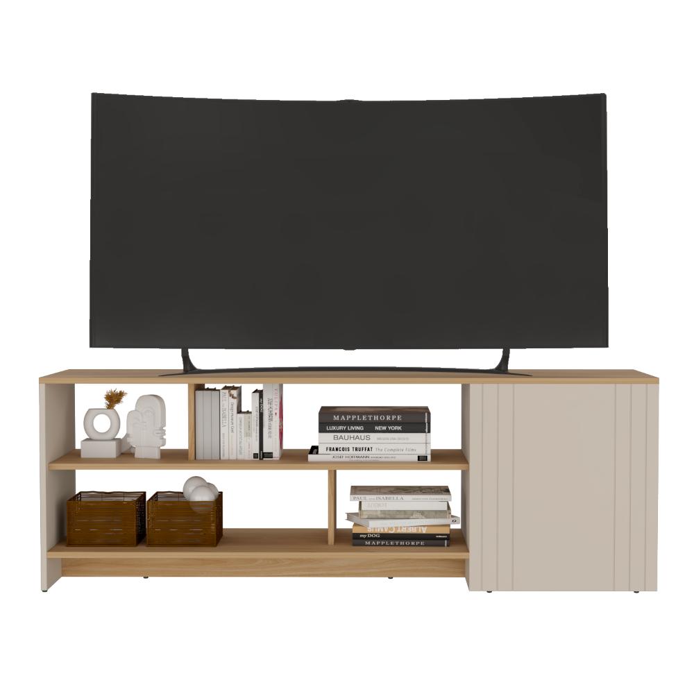 Mesa para TV Arion, Fresno Europeo y Capri, para Televisor Máximo 65"