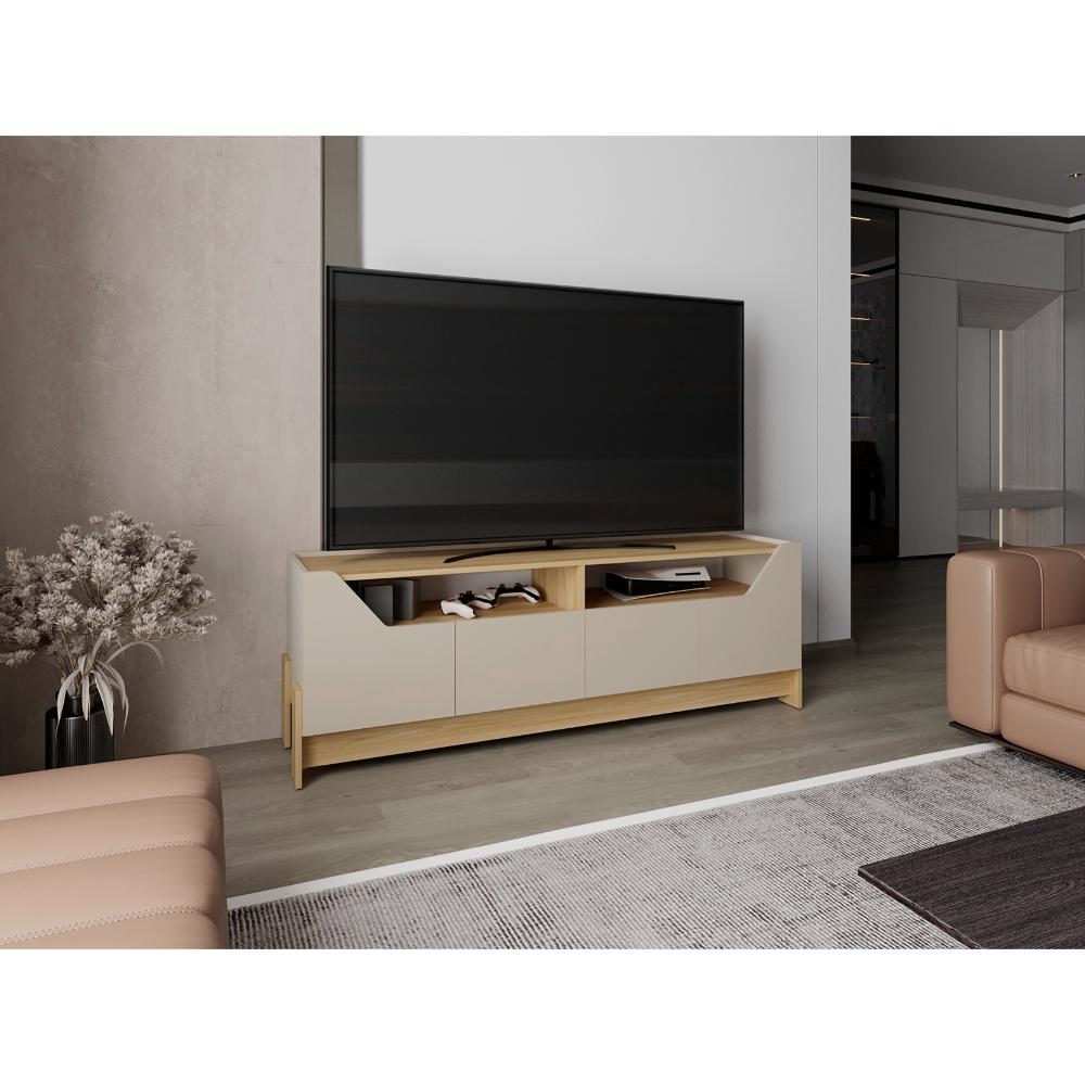 Mesa para TV Holt, Fresno Europeo y Capri, para Televisor Máximo 50"