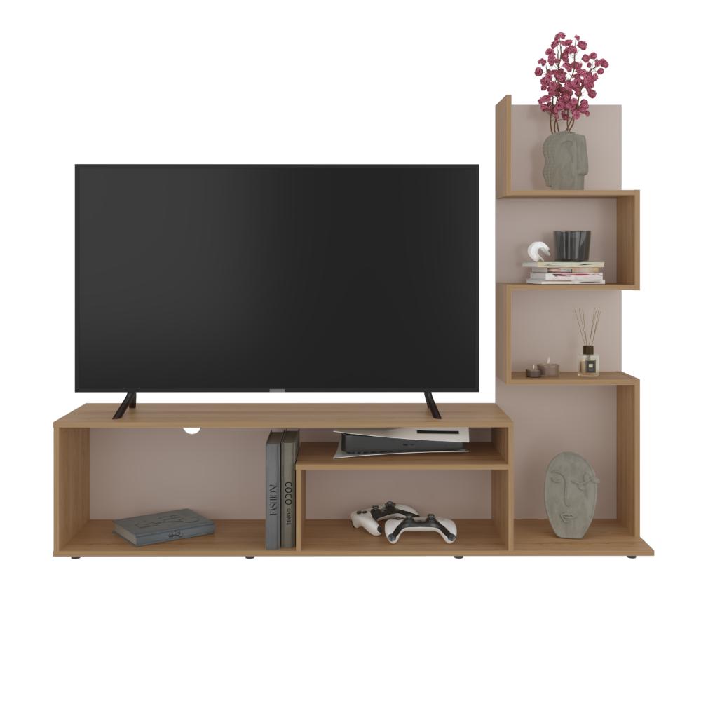 Mesa Para Tv Neri, Fresno Europeo y Capri, Para Televisor Hasta 55 Pulgadas