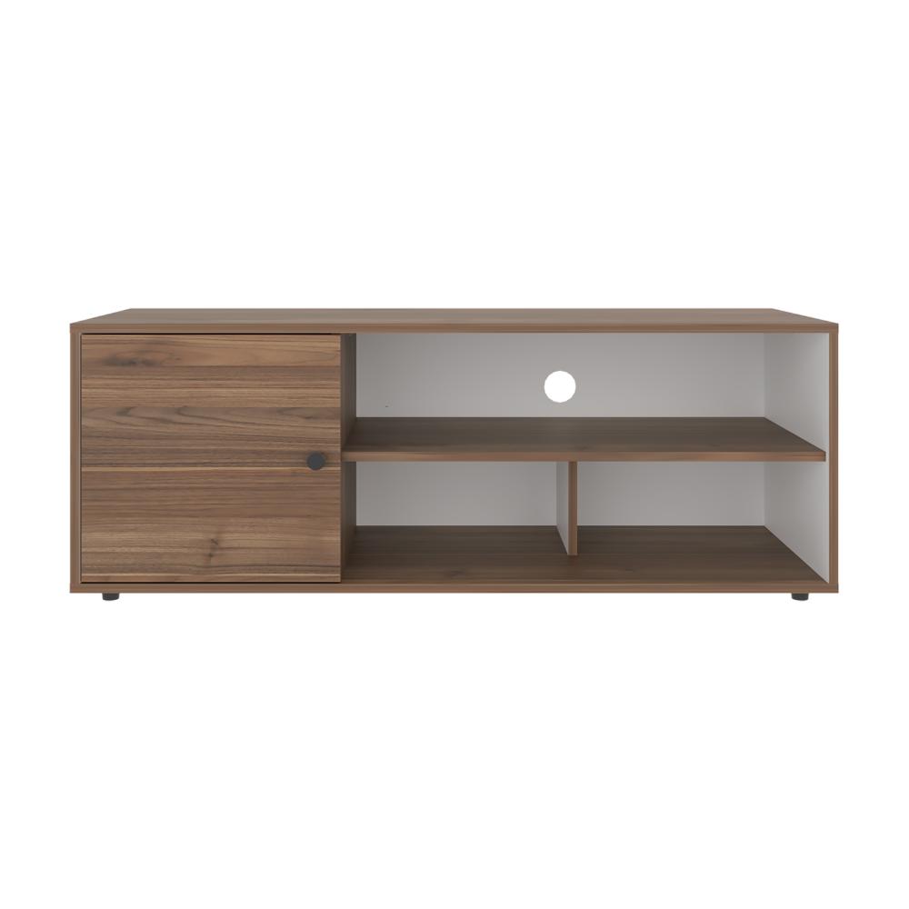 Mesa para TV Noah, Castaño y Blanco, para TV de hasta 55 Pulgadas