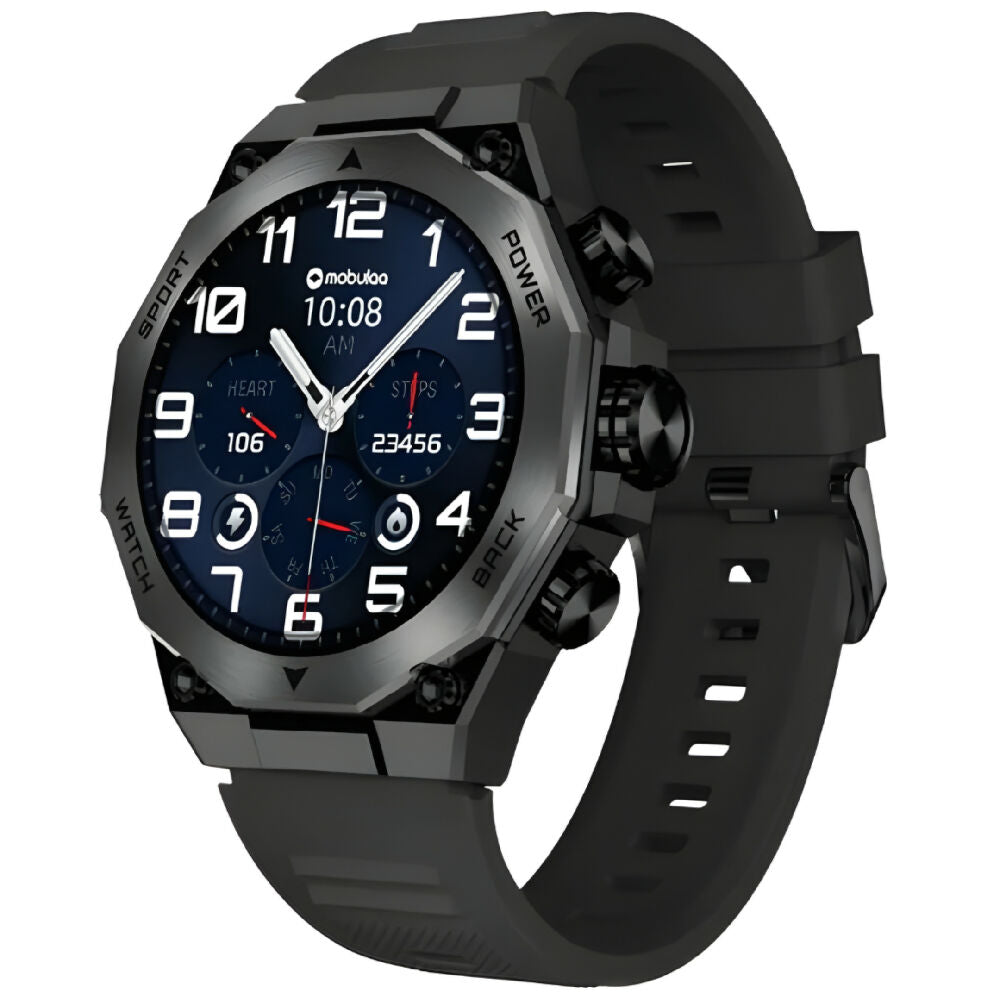 Smartwatch Mobulaa Aurafit Terra Reloj Inteligente Deportivo Con Llamadas Bluetooth, Monitor Fitness Y Notificaciones