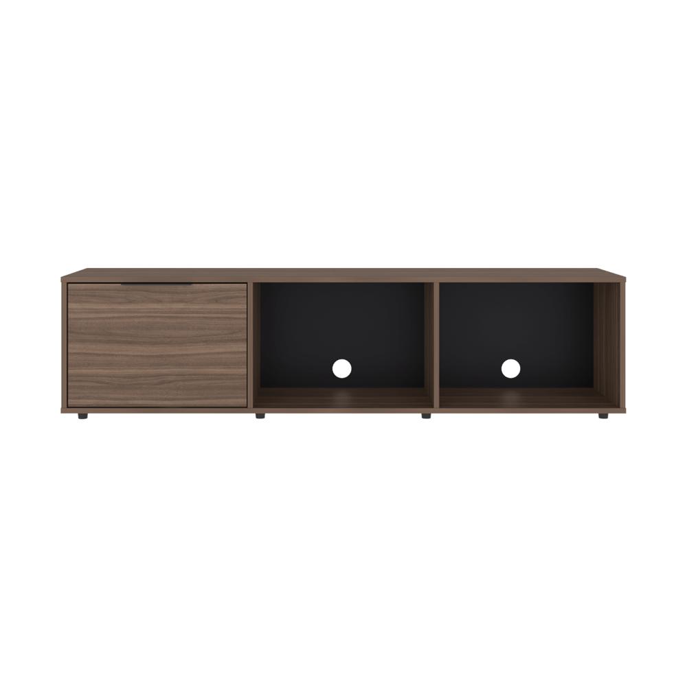 Mesa para TV Dorne, Avellana, con Puerta Abatible, para Televisor hasta 65"