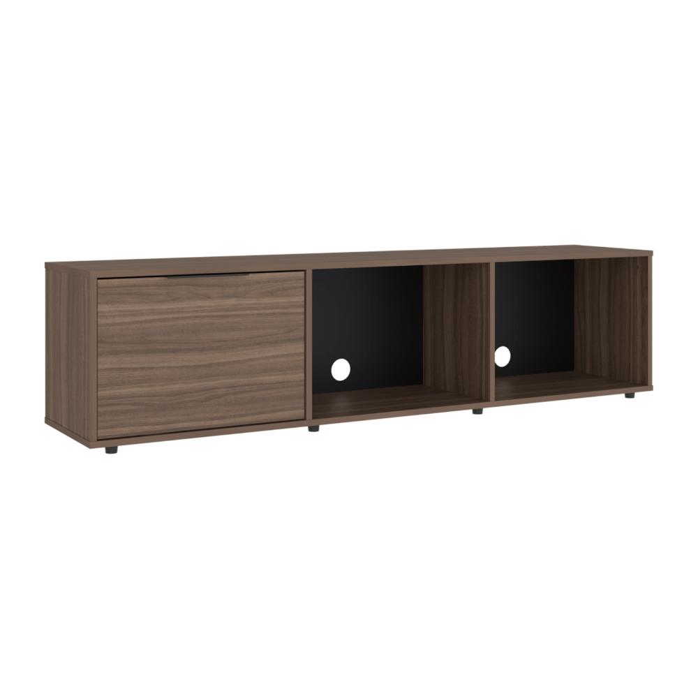 Mesa para TV Dorne, Avellana, con Puerta Abatible, para Televisor hasta 65"