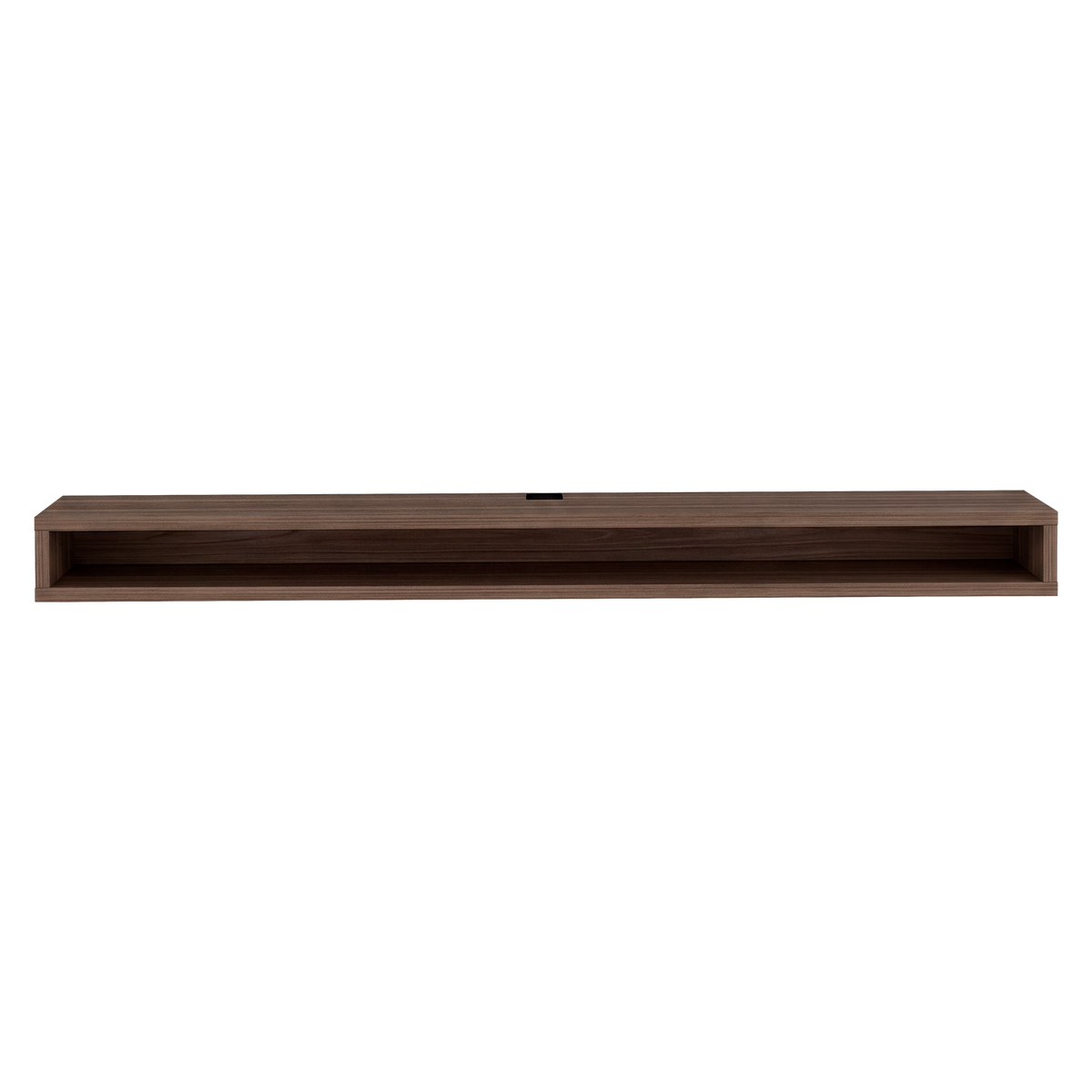 Mesa para TV Flotante Luft, Avellana, con un Diseño Contemporáneo
