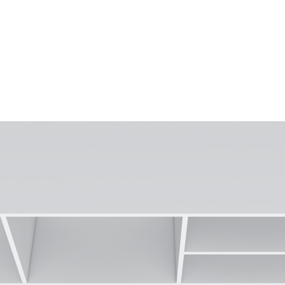 Mesa para TV Wood, Blanco Duqueza, Para Televisor Hasta 50 Pulgadas