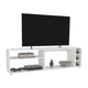 Mesa para TV Sunta, Blanco, con amplios espacios para ubicar dispositivos de entretenimiento 70" ZF