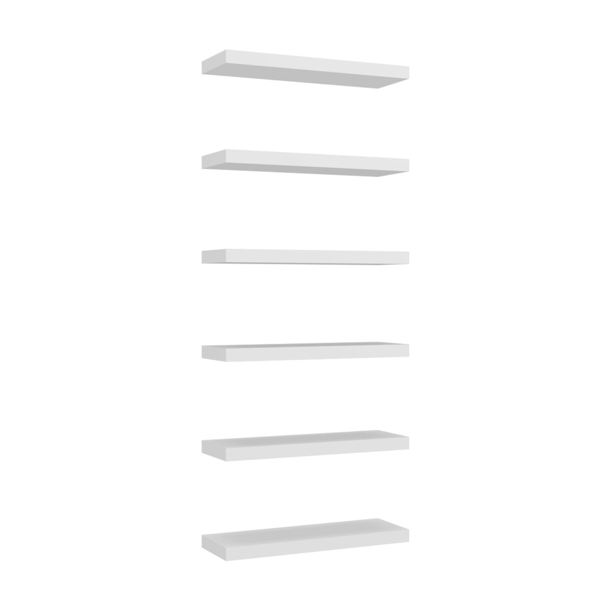 Repisa Flotante Nube X2, Kronos Blanco, con Espacio para Ubicar Objetos ZF, detalle