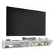 Mesa Para Tv Russel, Kronos Blanco, Flotante Con Espacio Para Ubicar Objetos ZF